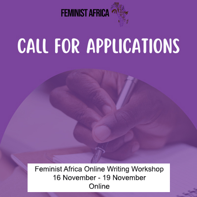 Feminist Africa online writing workshop call for applications