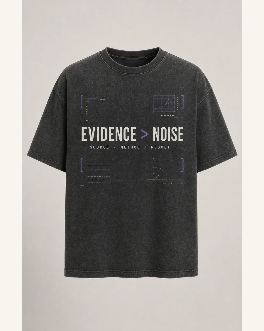 Evidence Over Noise front view